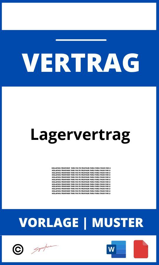 Lagervertrag